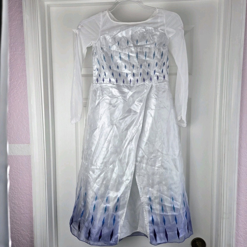 Disney Store Frozen 2 Snow Queen Elsa Deluxe Costume Girls‎ Size 7/8 Dress Only